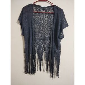 Maurices Women's Textured Crochet Lace Kimono Size S / M